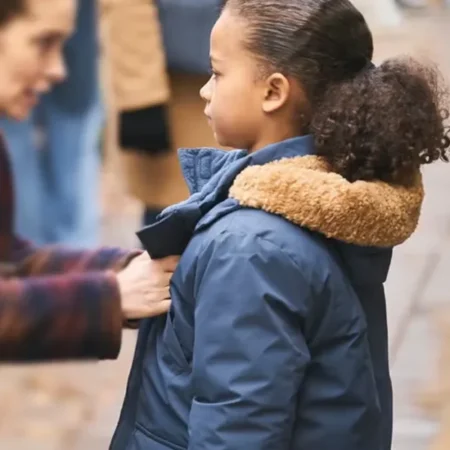 The-Rumour-S01-Eiden-River-Coleman-Blue-Parka-Jacket-Side-600x729