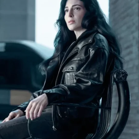 The Sandman S02 Razane Jammal Black Leather Jacket