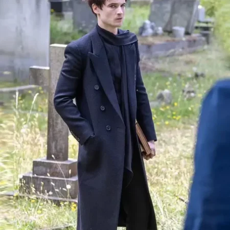 The Sandman S02 Tom Sturridge Black Wool Coat