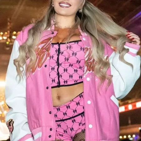 Tiffy Time Tiffany Stratton Varsity Jacket