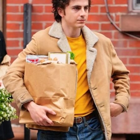 Timothee Chalamet Sherpa Cotton Jacket