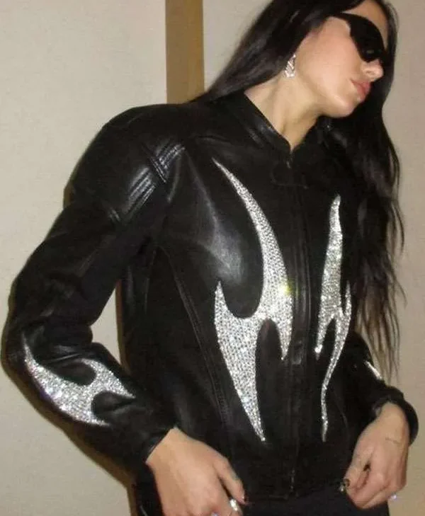 Dua Lipa Nostalgia Tour Leather Jacket