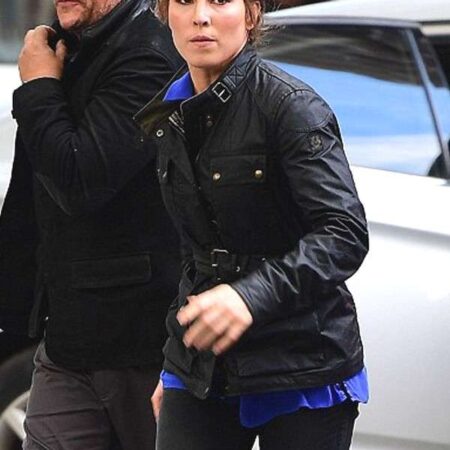 Tom Clancys Jack Ryan Harriet Baumann Black Leather Jacket