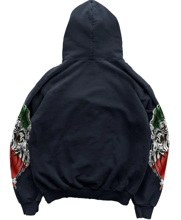 UFC-Warren-Lotas-Mexico-Three-Reapers-Unisex-Black-Hoodie