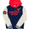 WNBA Indiana Fever Blue Wool Hooded Jacket