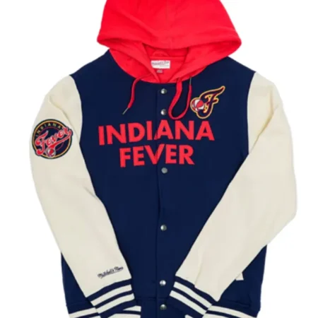 WNBA Indiana Fever Blue Wool Hooded Jacket
