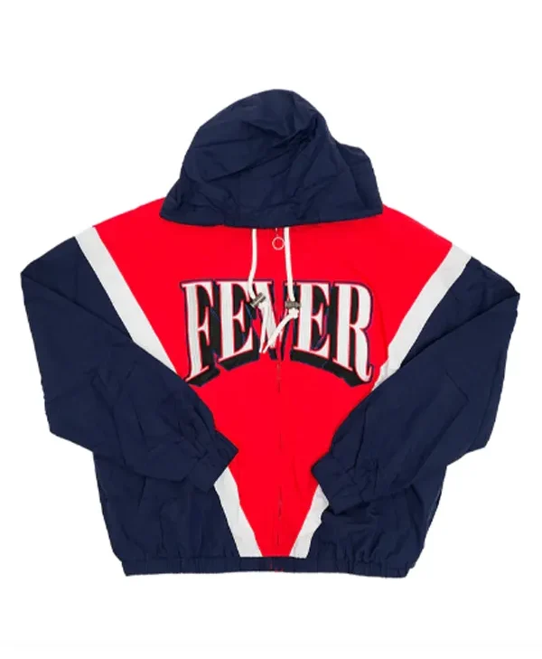 WNBA Indiana Fever Windbreaker Hooded Jacket