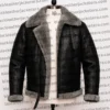 WW2 Aviator Fighter Pilots B3 Shearling Leather Jacket