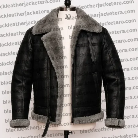 WW2 Aviator Fighter Pilots B3 Shearling Leather Jacket