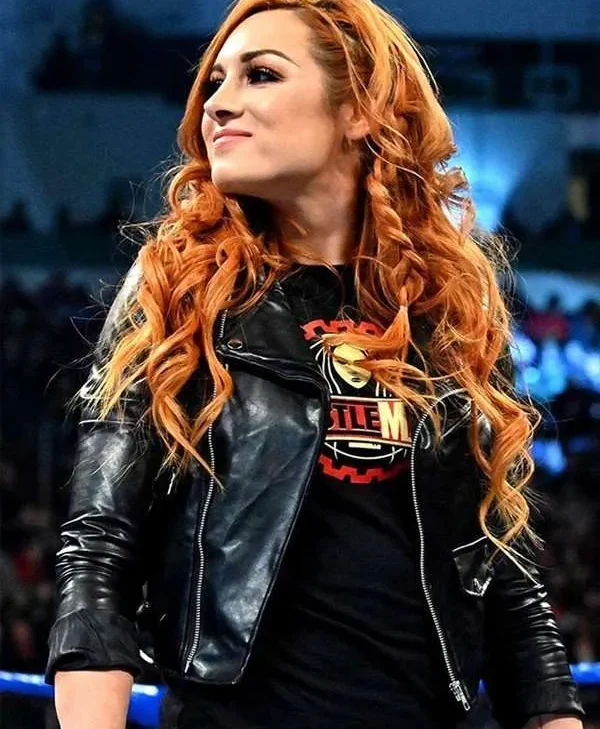 WWE Becky Lynch Biker Leather Jacket