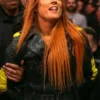 WWE Becky Lynch Black Quilted Jacket