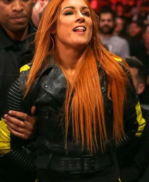 WWE Becky Lynch Black Quilted Jacket