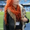 WWE Becky Lynch Shearling Leather Jacket