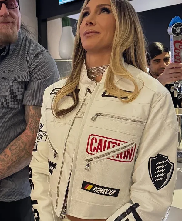 WWE Charlotte Flair Cropped Racing Jacket