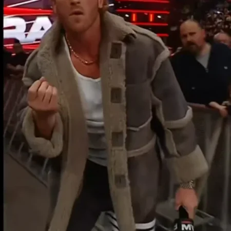 WWE Logan Paul Suede Leather Jacket For Sale