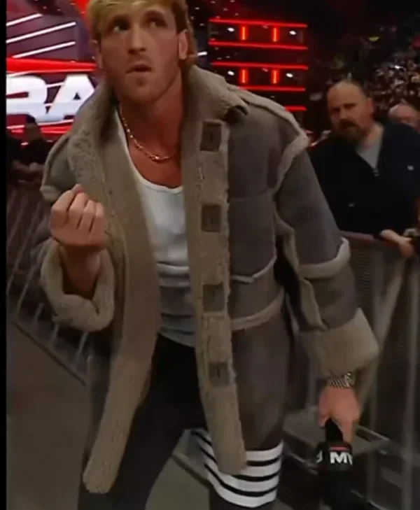 WWE Logan Paul Suede Leather Jacket For Sale