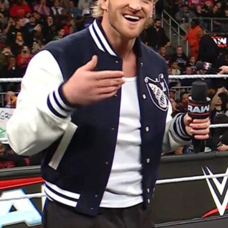 WWE Monday Night RAW Logan Paul Varsity Jacket