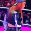 WWE-RAW-Becky-Lynch-Black-and-Silver-Leather-Jacket