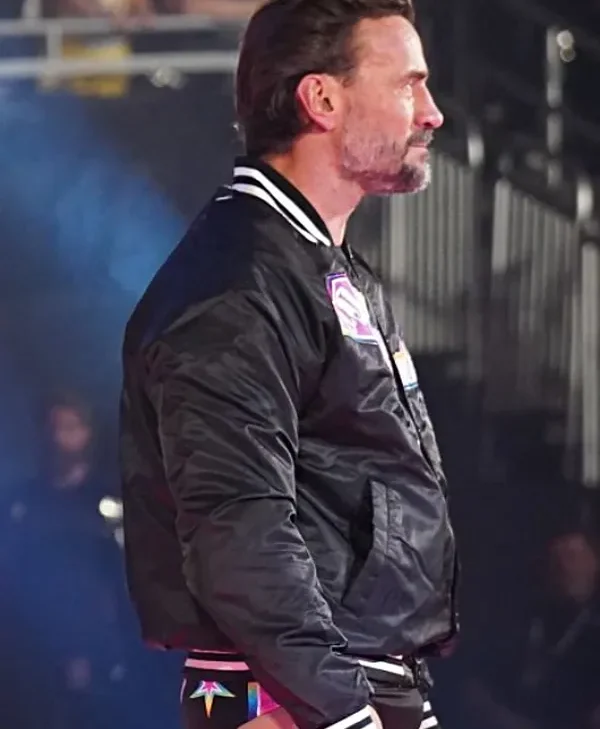 WWE Wrestlepalooza CM Punk AJ’s Husband Satin Jacket For Sale