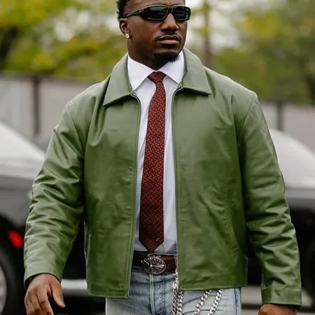 Washington Commanders Deebo Samuel Sr. Leather Jacket