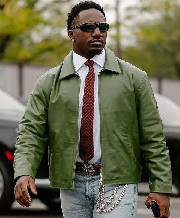 Washington Commanders Deebo Samuel Sr. Leather Jacket