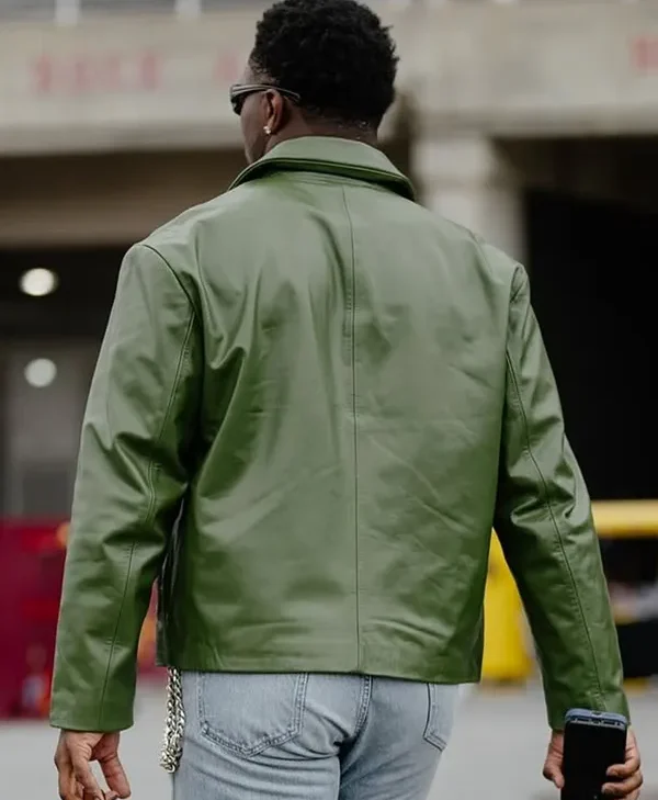 Washington Commanders Deebo Samuel Sr. Leather Jacket For Sale