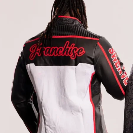 AEW Swerve Strickland Mr. Terrific Leather Jacket