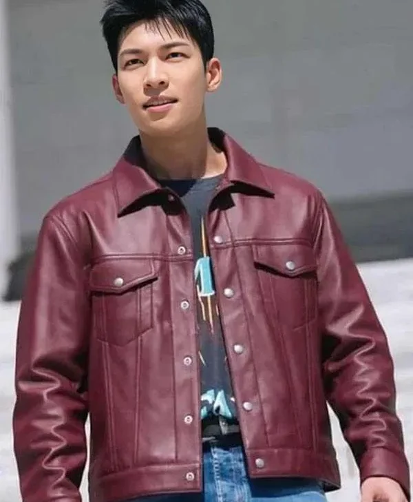 Wi Ha joon Bad and Crazy Leather Jacket