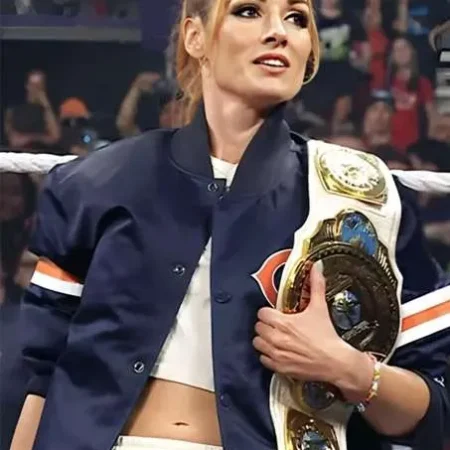 Becky Lynch Blue Bomber Jacket