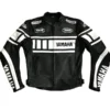 Yamaha Motorcycle Black Leather Jacket