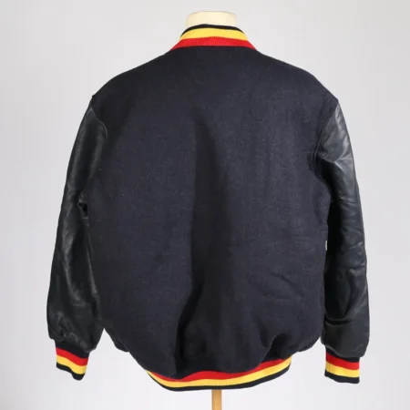 adelaide crows heritage black varsity jacket