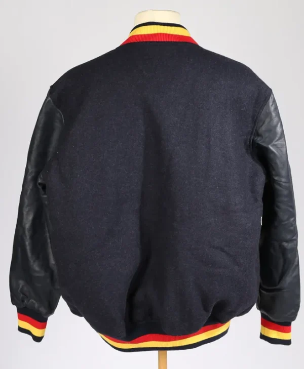 adelaide crows heritage black varsity jacket