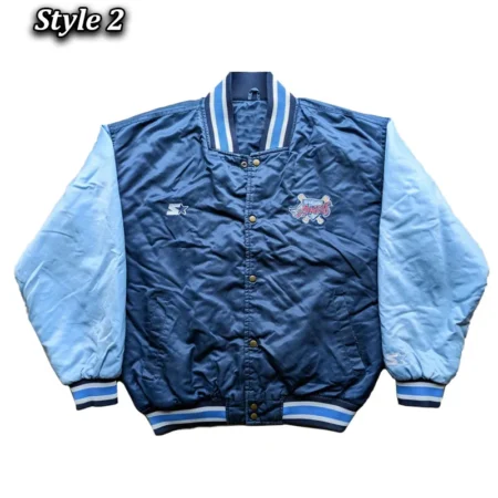 anaheim angels 90s black and blue jacket