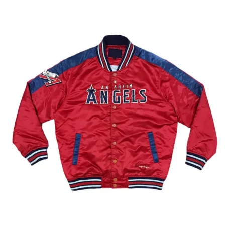 anaheim angels red and navy jacket