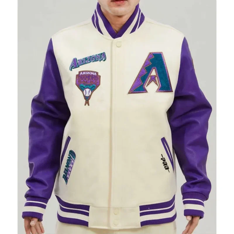 arizona diamondbacks mashup varsity jacket
