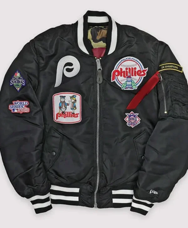 black phillies jacket
