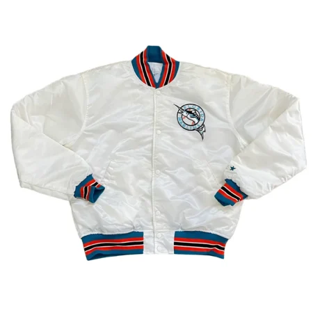 90’s Florida Marlins White Jacket