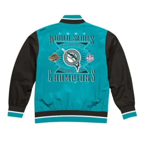 Florida Marlins Warm Up Team History Jacket