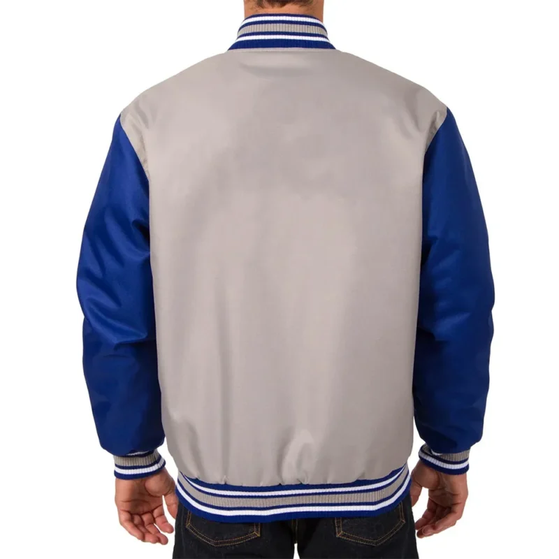 Gray/Royal Montreal Canadiens Poly-Twill Jacket
