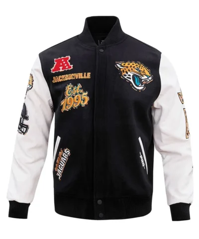 jacksonville jaguars animal varsity jacket