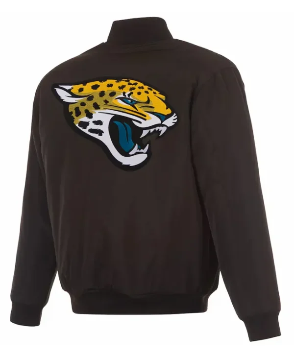 jacksonville jaguars reversible flight black jacket