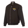 jacksonville jaguars reversible flight jacket