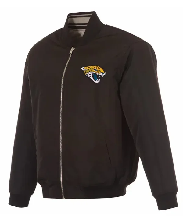 jacksonville jaguars reversible flight jacket
