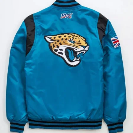 jacksonville jaguars varsity satin jacket scaled