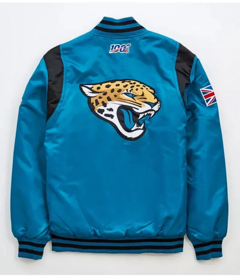 jacksonville jaguars varsity satin jacket scaled