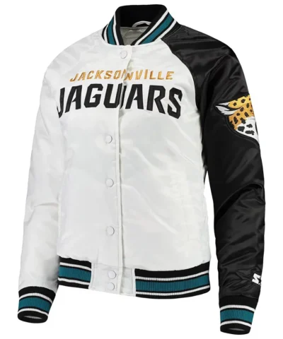 jacksonville jaguars white and black jacket
