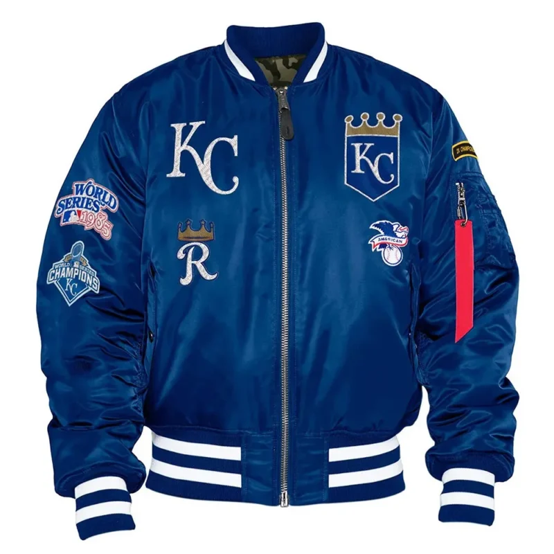 kansas city royals ma 1 bomber jacket