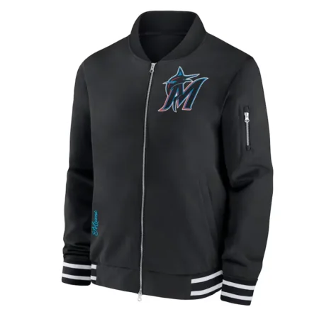 miami marlins collection dugout jacket