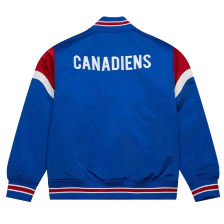 Montreal Canadiens Heavyweight Royal Satin Jacket