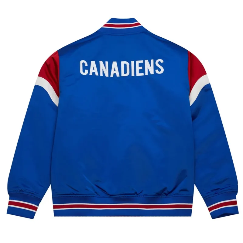 Montreal Canadiens Heavyweight Royal Satin Jacket